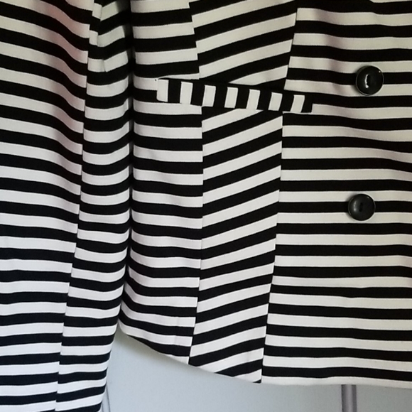 Halogen black and white striped jacket - Picture 3 of 5